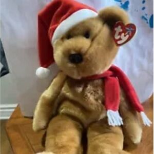 Ty Santa Christmas Beanie Baby The First Of Holiday Teddy Series 1997 Mint